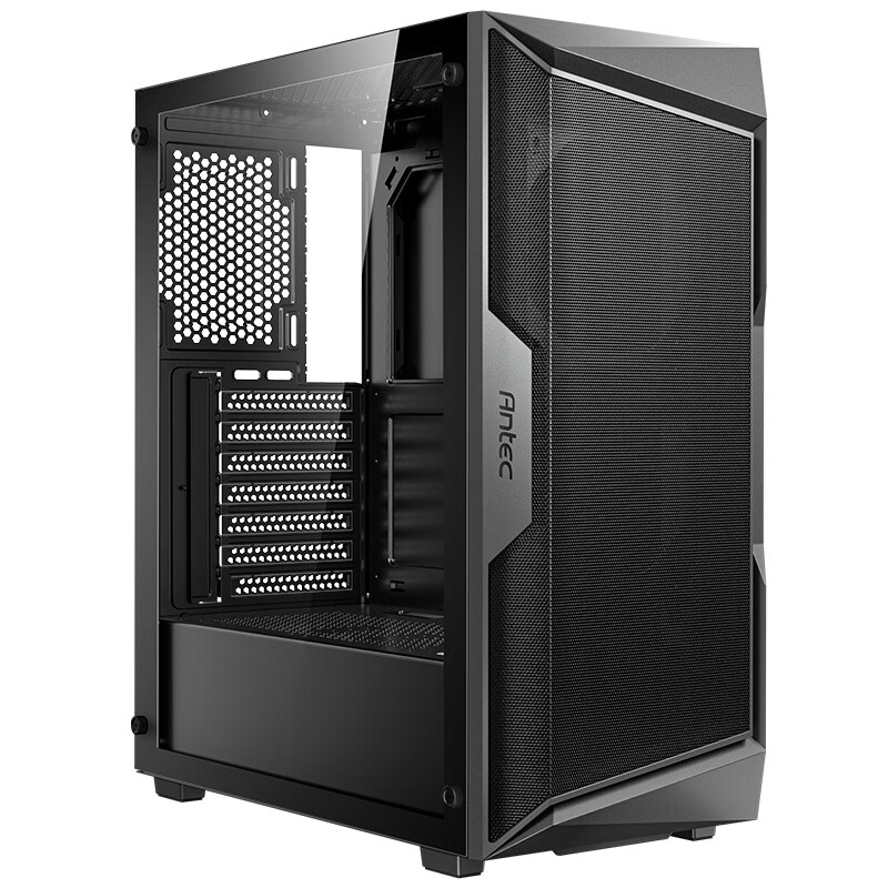 安钛克(antec) 暗黑系复仇者x da601钢化玻璃侧透机箱 ax61