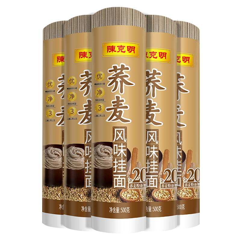 如何选购质量好且价格适中的面食?陈克明荞麦面值得一试!