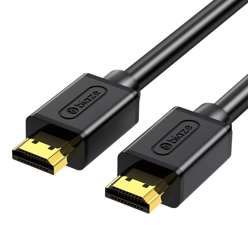 Biaze 毕亚兹 HX1 HDMI2.0 视频线缆 1.8m 黑色