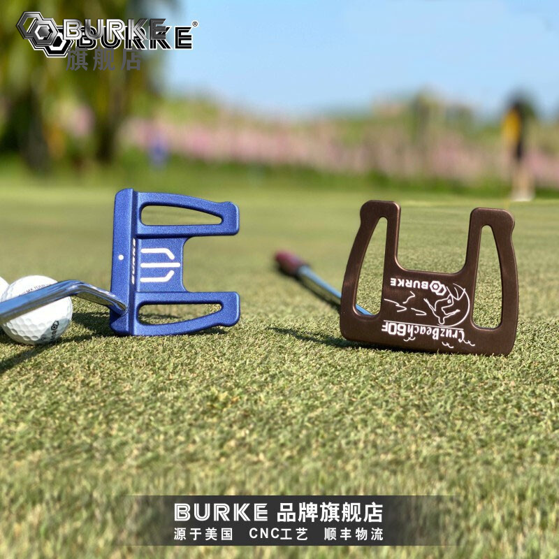 新款 BURKE高尔夫球杆推杆CB60年末活动特别限量款GOLF单支推杆 CB60蓝色 备注长度默认34寸