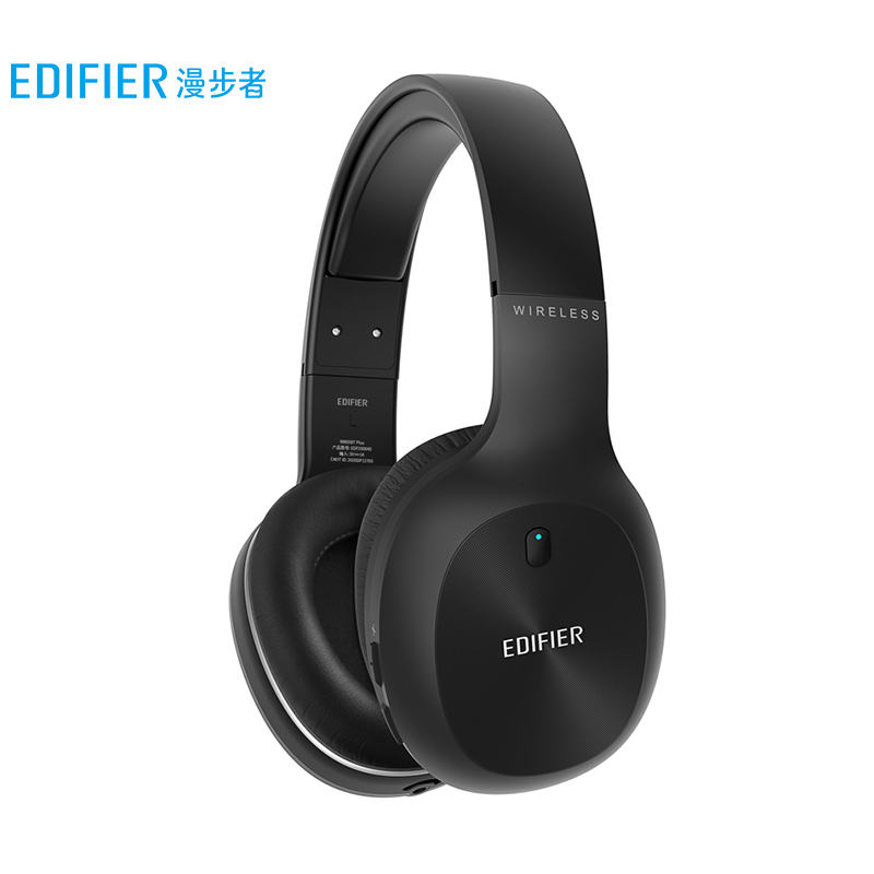漫步者（EDIFIER） W800BT plus无线头戴式蓝牙耳机立体声适用于华为苹果手机运动耳麦 黑色