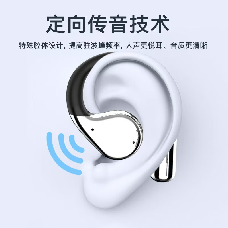 WENINEWIN【柏林之声+多功能触屏】2025最新款高品质双降噪蓝牙耳机超长续航大电量超强音质适用于苹果华为 Q31肤白色【定向开放全景音】 2025最新款多功能触屏降噪耳机