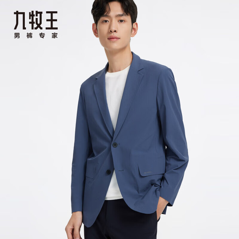 九牧王男装西服男2024春季新款挺括有型时尚休闲单西装外套[商场同款]