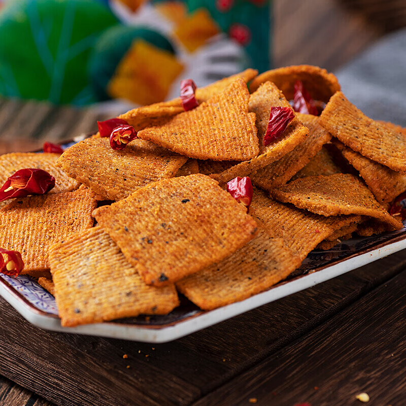 知谷知味吊炉花椒锅巴手工锅巴袋装网红食麻辣味小吃货食品 【麻辣*2