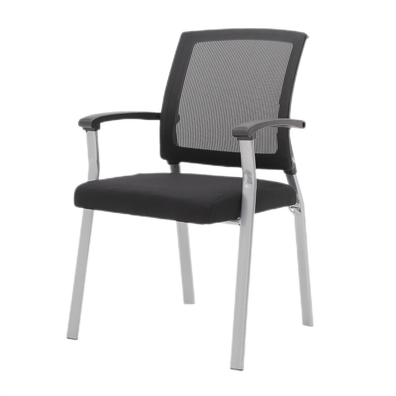 方展会议椅办公椅电脑椅麻将椅职员椅四脚加厚钢架网布椅子