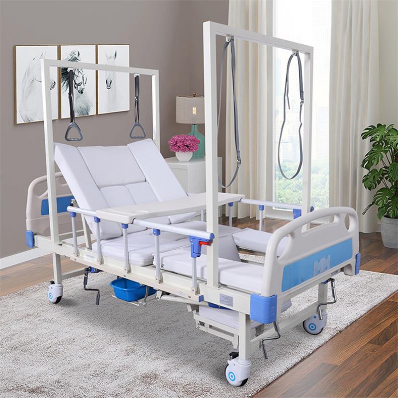 骨科牵引床翻身老人瘫痪病人护理床家用多功能医院病床 单支架康复床