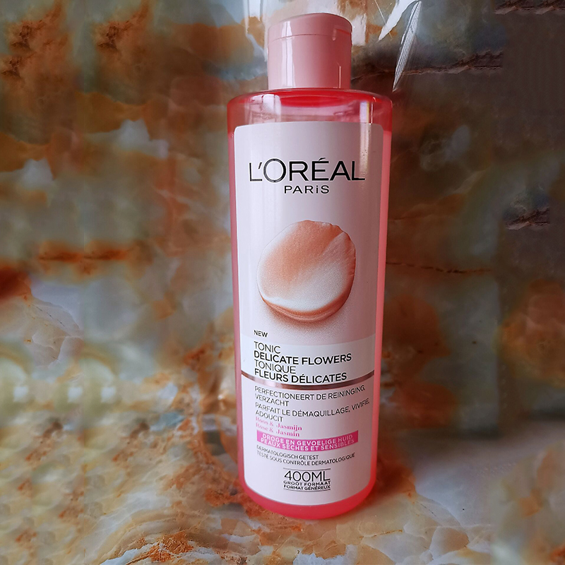 欧莱雅 (LOREAL) L'Oreal 玫瑰茉莉大粉水柔肤水爽肤舒缓补水保湿400ml滋润