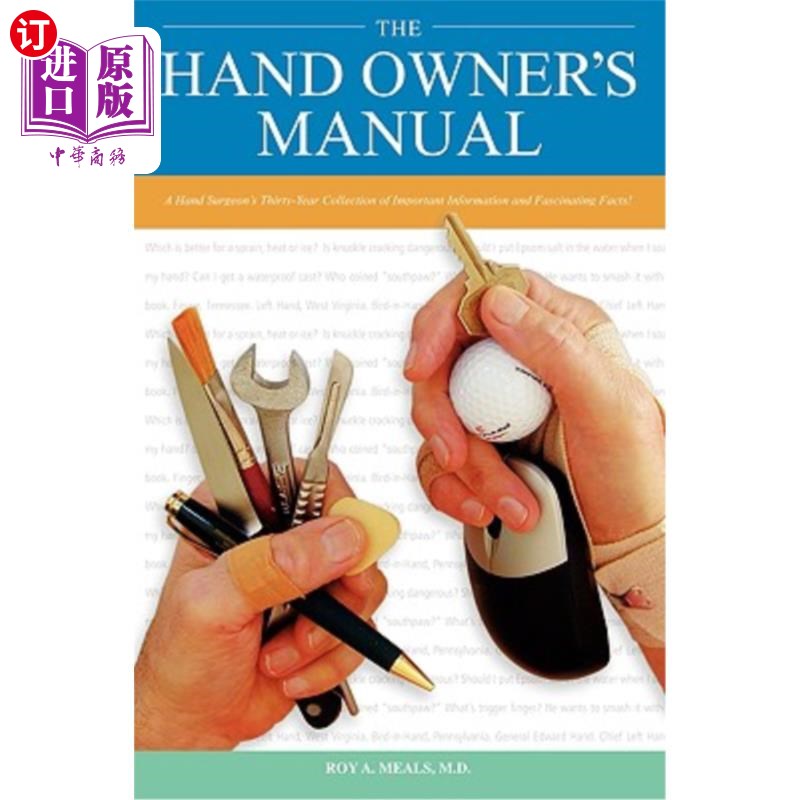 海外直订医药图书the hand owners manual: a hand surgeons thirty