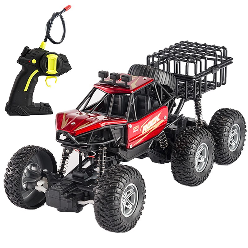 合金六轮儿童遥控车玩具汽车四驱攀爬越野车漂移赛车男孩六一礼物