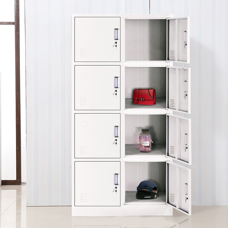 瑞特德创八门更衣柜家用铁皮衣柜员工宿舍更衣柜多门储物柜收纳柜工厂