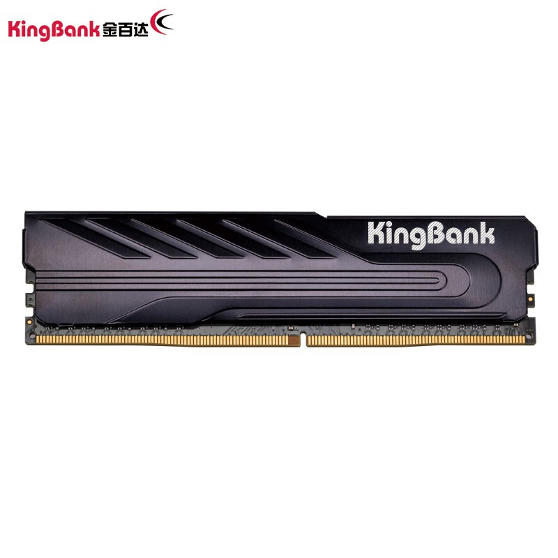 金百达（KINGBANK）8GB DDR4 2666 台式机内存条 黑爵系列  intel专用条