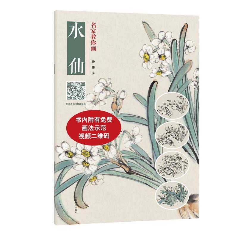 名家教你画水仙绘画水仙花卉画国画技法 图书