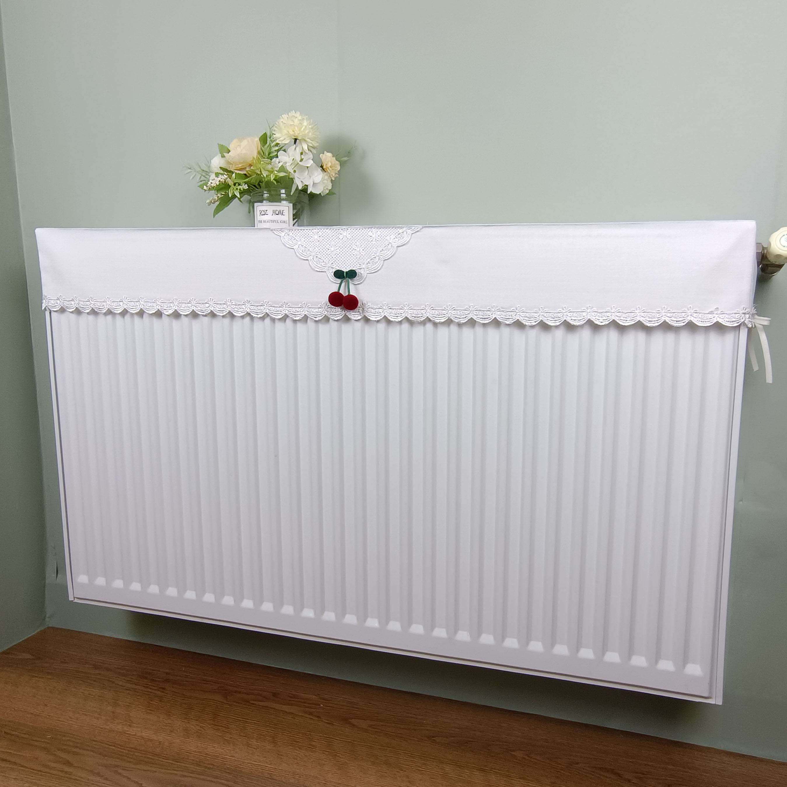 卓尔曼 欧式新古典暖气片罩暖气套新式轻奢暖气罩布艺防熏防尘盖巾