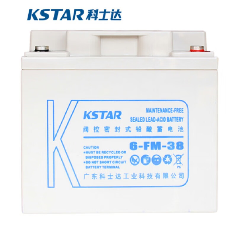 科士达KSTAR科士达6-FM-38 12V38AH 太阳能直流屏UPS/EPS电源蓄电池 标准 标准