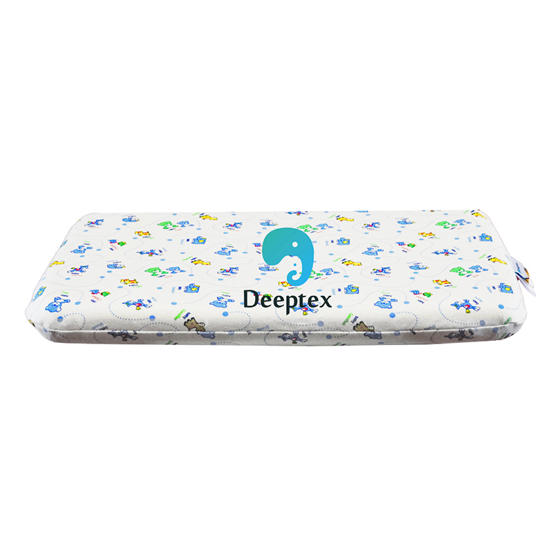 Deeptexdeeptex堤普泰泰国原装进口天然乳胶枕0-15岁孩子儿童平面护颈枕 中枕 5cm 3-8岁孩子用