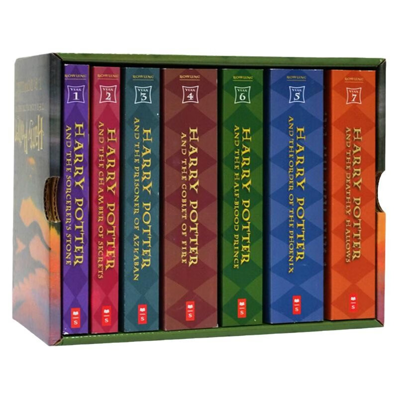 英文原版 哈利波特全集1-7册 美版 Harry Potter 1-7 外国经典文学名著小说 JK罗琳