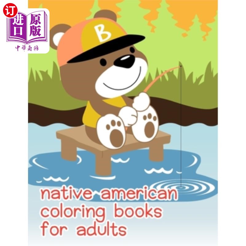 books for adults: an adorable coloring book w 美洲土著成人彩色
