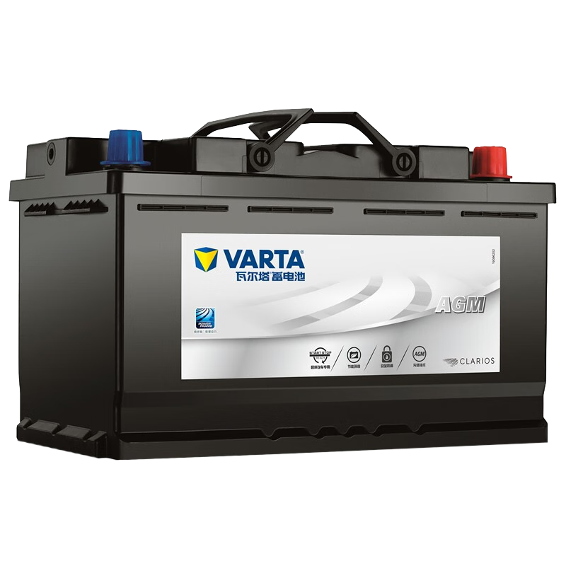 瓦尔塔（VARTA）启停电瓶AGM60启停电瓶汽车蓄电池 奔驰smart 精灵