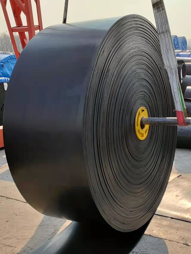 人字花纹输送带橡胶尼龙帆布耐磨防滑传送带裙边凹凸环形运输皮带