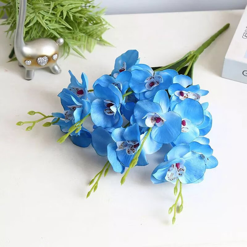 小把仿真塑料假花跳兰菊客厅摆设单束装饰插花单支干diy花卉 6头阳光向日葵 1束