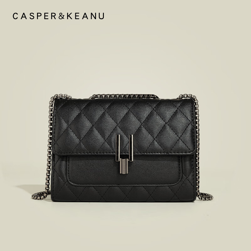 chaseng&keithck女包质感流行链条包女士2023新款潮百搭菱格包单肩斜