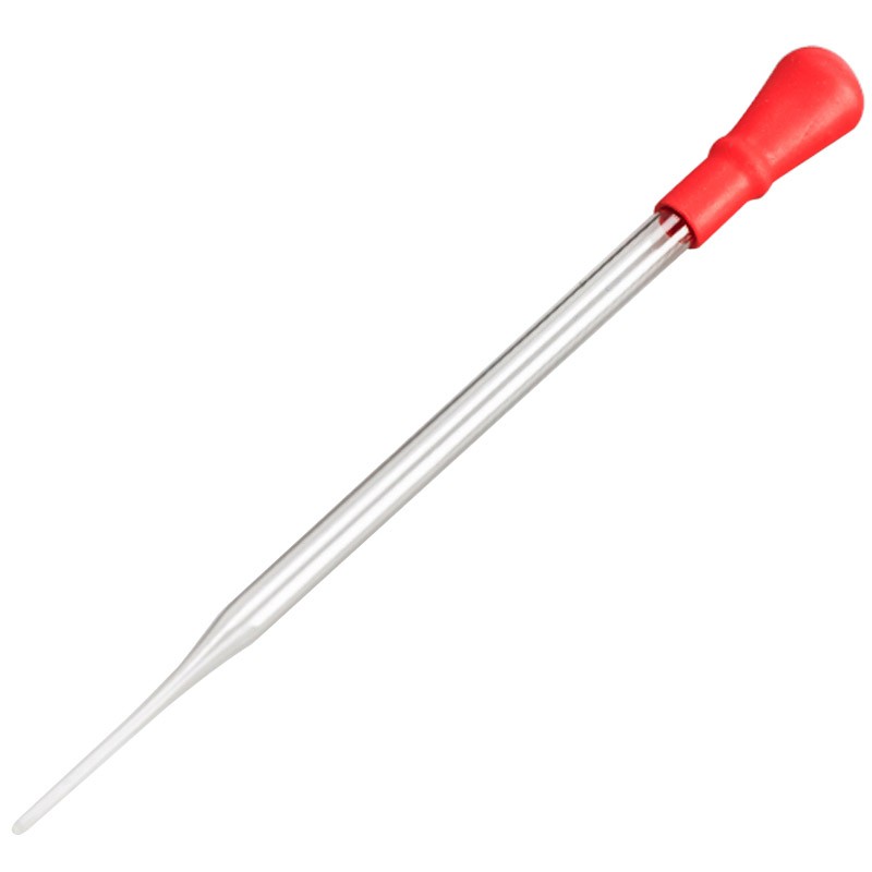 纳仕徳 玻璃胶头滴管  实验室胶头滴管   8*150mm送红皮头(10个)  sw