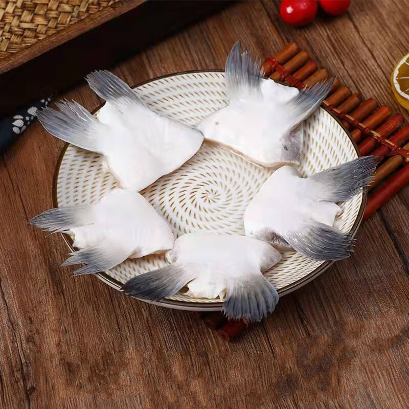 安峰山鮰鱼鳍 新鲜冷冻巴沙鱼鳍生鲜淡水酒店饭店烧烤 【1斤】尝鲜装