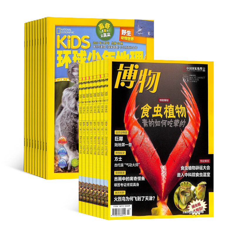 博物+环球少年地理KiDS两刊组合全年订阅 2023年5月起订阅 组合共24期 杂志铺 青少年版科普百科全书 中国国家地理青春版益智期刊 中小学生课外阅读 少儿阅读儿童科普读物 博物君使用感如何?