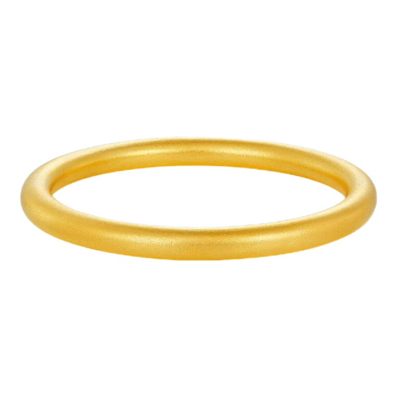 金至尊（3D-GOLD)黃金手鐲古法3D硬足金鐲子素圈手鐲送女友老婆媽媽生日禮物計(jì)價(jià) 56圈-金重12.16克-多退少補(bǔ)
