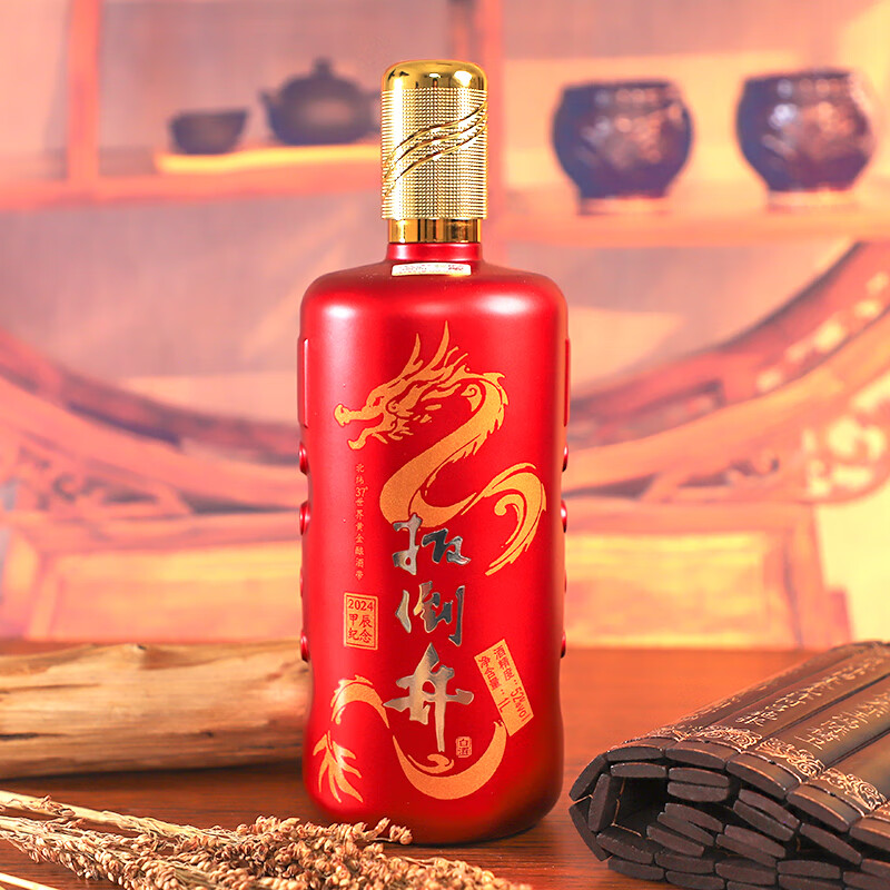 扳倒井白酒 52度2024甲辰纪念酒 纯粮酿造浓香型大容量自饮送礼白酒 52度 1000mL 6瓶