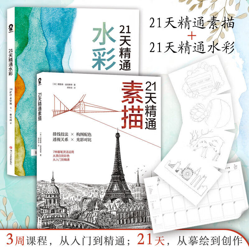 【单本自选】 21天精通绘画系列套装