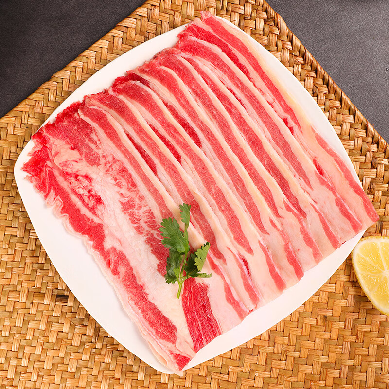 原切牛五花肥牛片250g*4