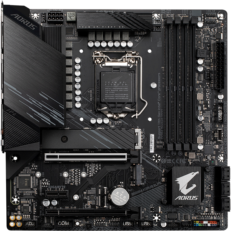 技嘉 小雕 B560M AORUS ELITE 主板 支持CPU 11700F/11600KF/11400F显卡3060/3070(Intel B560/LGA 1200)