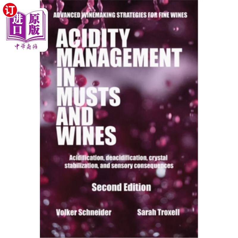 海外直订acidity management in musts and wines, second edition