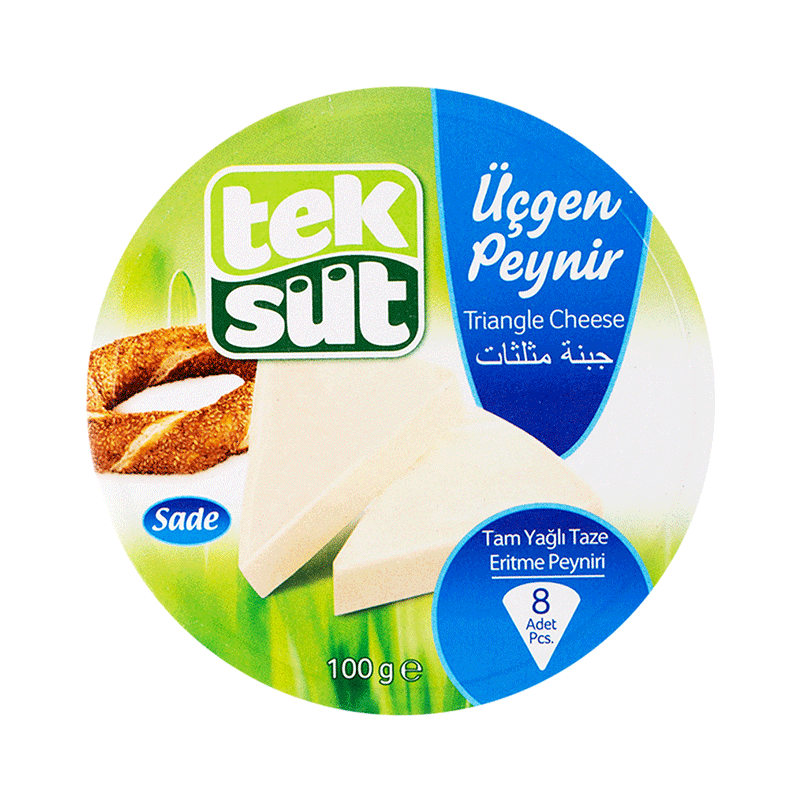 總統(tǒng)進口三角兒童涂抹奶酪原味 即食早餐奶油奶酪塊休閑零食乳酪芝士 土耳其小三角奶酪 100g*1盒