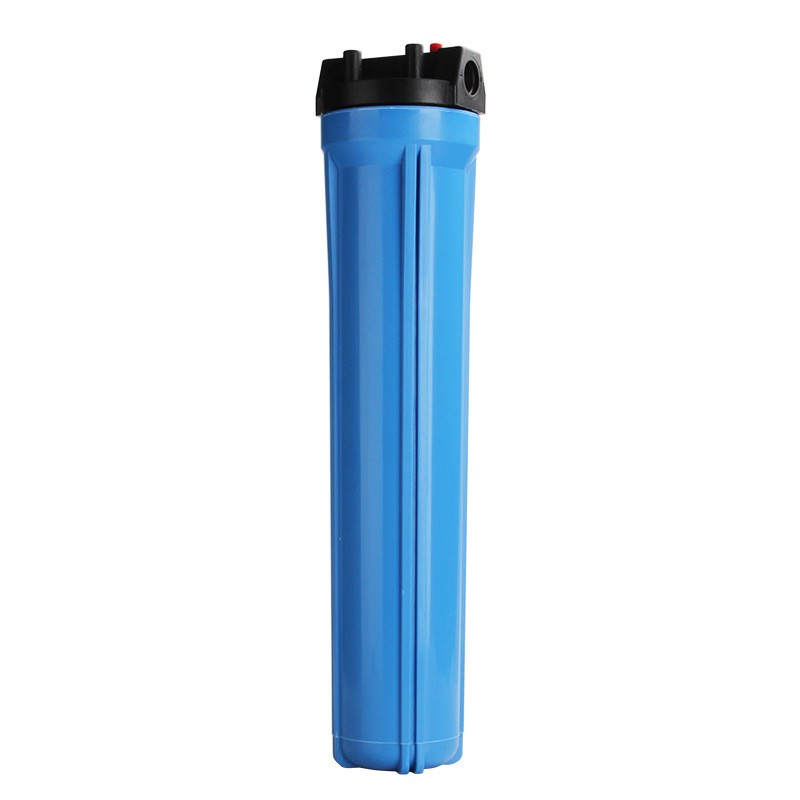 普洛恩商用净水机20寸滤瓶带排气自动售水机商务净水设备前置过滤桶滤筒4分口6分口蓝色滤瓶 四分口
