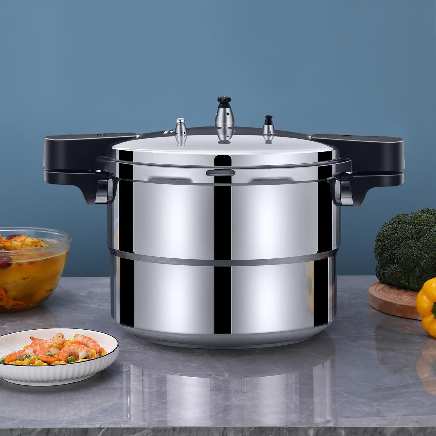 压力锅大容量大型号超大36 蒸格款燃气电磁炉通用 34cm 20l 高压锅