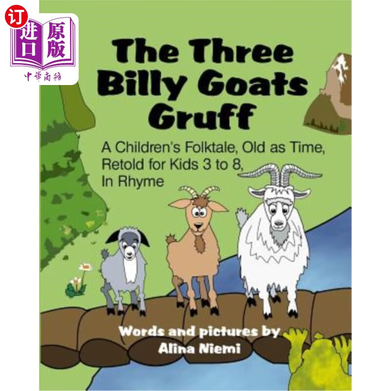 海外直订the three billy goats gruff: a childrens folktale, old