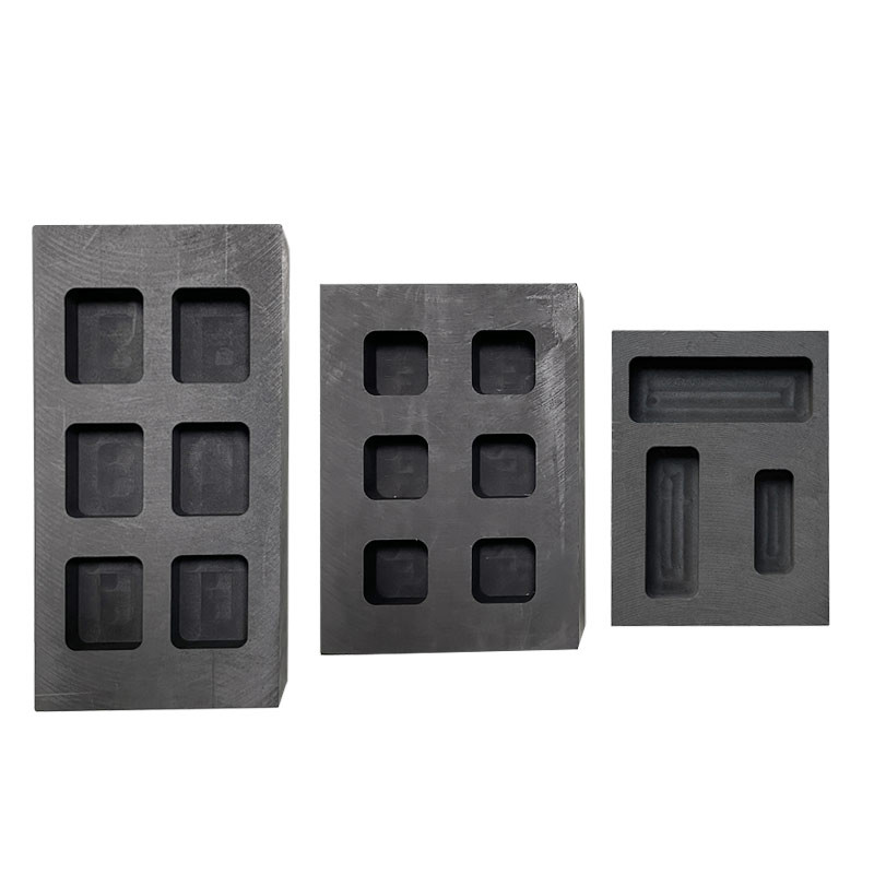 惠利得定制石墨油槽 多槽6孔模具三高石墨舟diy坩埚 6槽 127*63*17mm