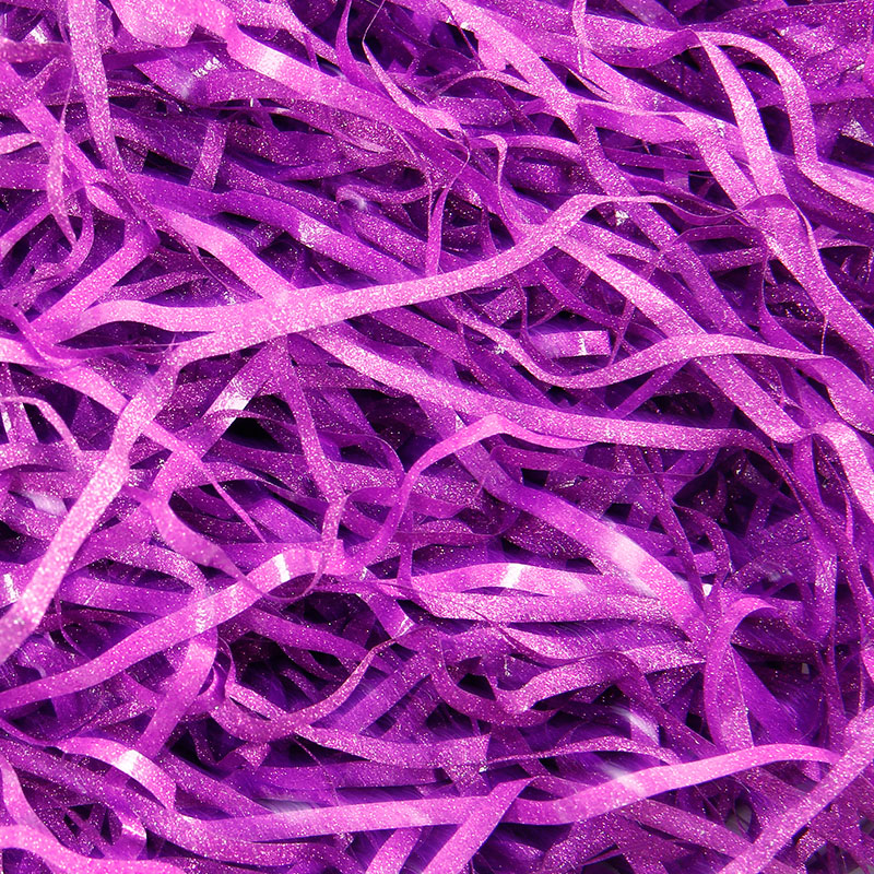 物碎纸丝条屑絮创意铺垫草装饰材料包装 100克【深紫】星光拉菲纸丝