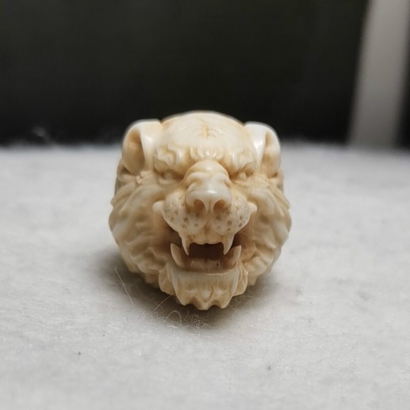 星月金刚菩提百香籽文玩配饰 (鹿角做旧36mm)