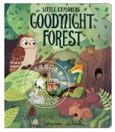 预售 晚安森林 英文原版 Goodnight Forest 儿童绘本书 小老虎出版社