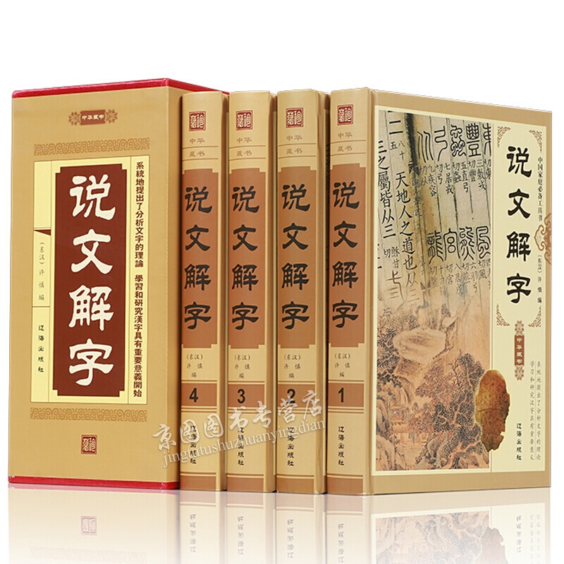 正版精装 说文解字注释插图版全注全译 许慎图解详析说文解字注古文字全解古代字典字形字义经典