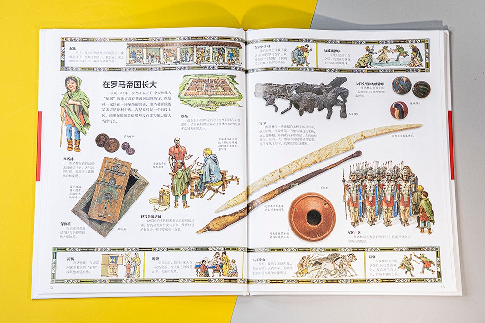 DK手绘图解典藏书系 儿童生活历史百科