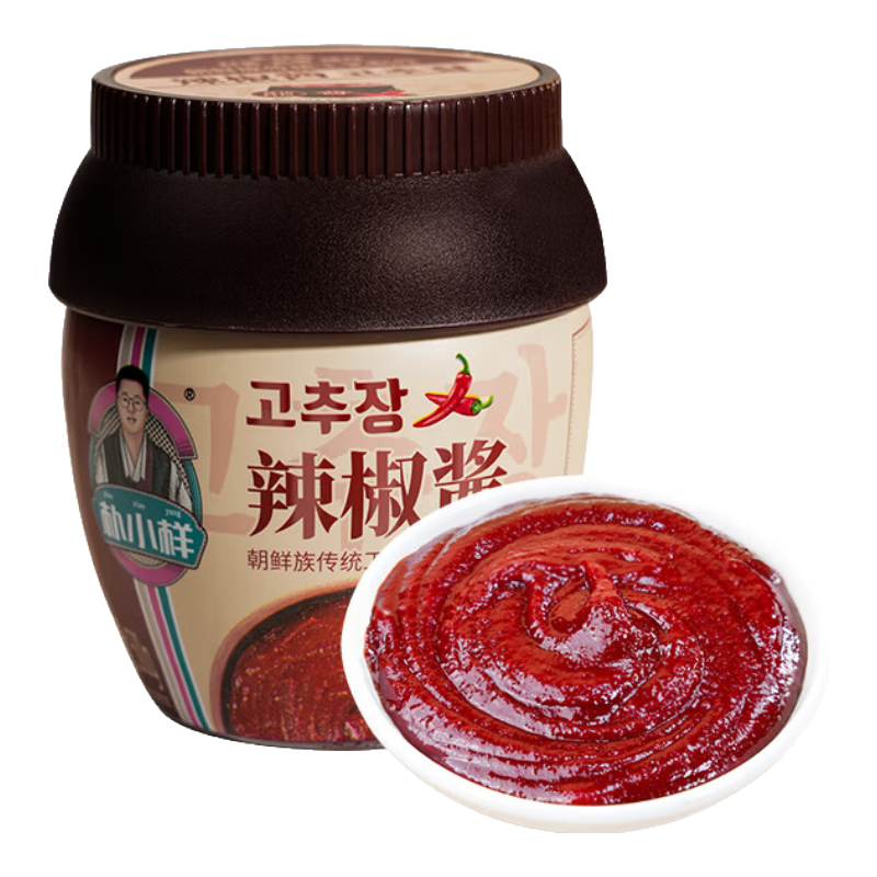 樸小樣韓式辣醬 朝鮮族辣椒醬韓國拌飯醬甜辣拌面醬香辣拌飯醬調料 辣醬500克1罐