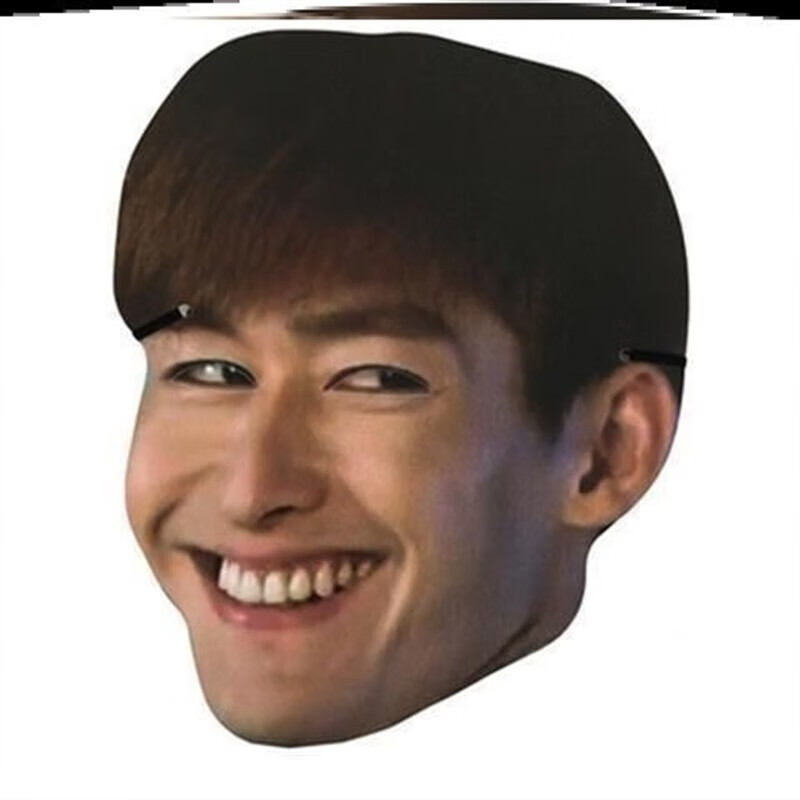 人皮面皮仿真人换脸皮面具人脸头套女假脸纸 张翰-e34-e30