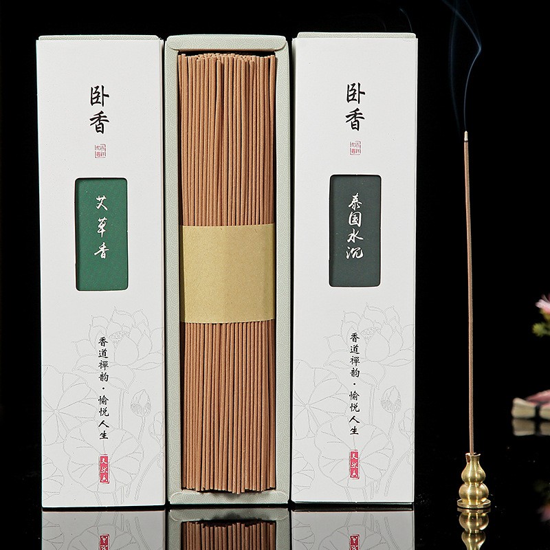 天然原味线香泰国印度老山檀香线香沉香艾草香水沉香家用香熏香 玉