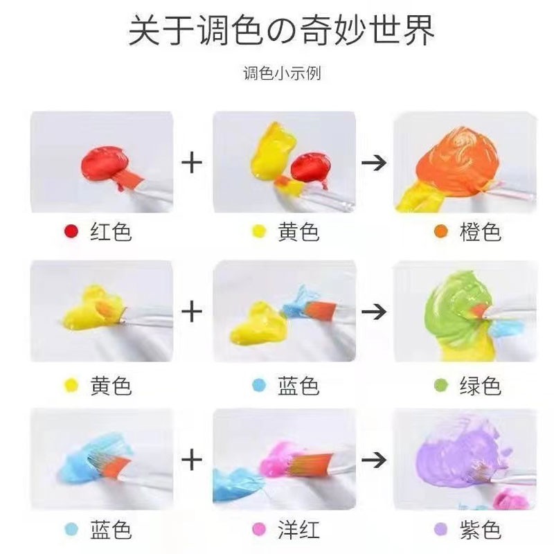 贝可麦拉(beikemaila)儿童涂色石膏娃娃白模DIY迷你彩绘涂鸦亲子染色绘画活动礼物玩具 10个随机白坯+12色颜料+2画笔