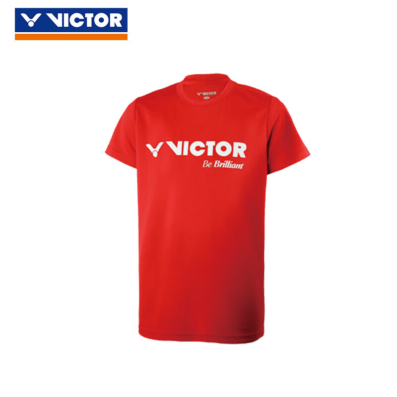威克多(victor)胜利儿童羽毛球服速干青少年透气针织t恤运动训练t