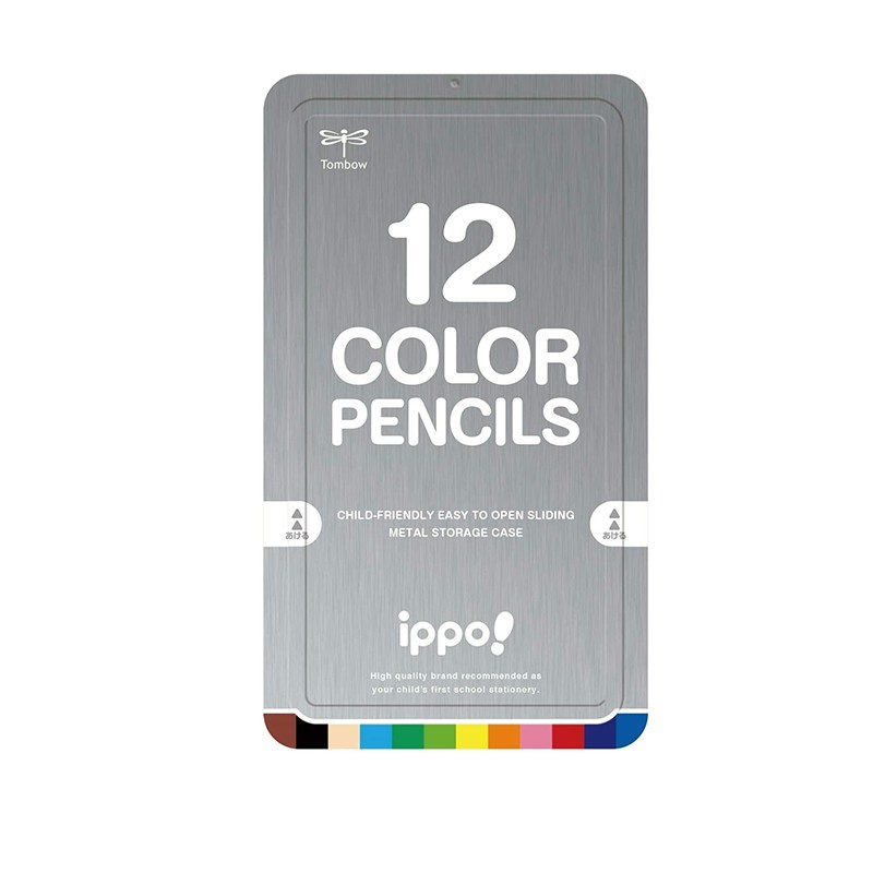 蜻蜓(tombow)【日本直邮】蜻蜓ippo彩色铅笔 学生绘画艺术写生美术